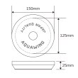 画像3: 日本製 150BTテーパーウレタンバフ超微粒子（1枚）新設計・低重心タイプ 125φ用 (3)