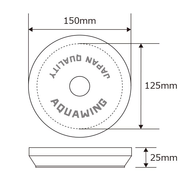 画像2: 日本製 150HT テーパーウレタンバフ細目(1枚)新設計・低重心タイプ 125φ用 (2)