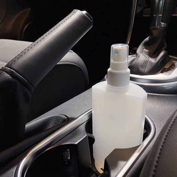 画像4: AW-FS300|日本製フィンガースプレー容器335ml(ドリンクホルダーサイズ)霧ノズルHDPE半透明ボトル (4)