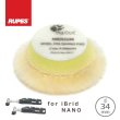 画像1: RUPES BIGFOOT iBrid nano用 MEDIUM WOOL POLISHING PADS ルペス イエローウールバフ 30-45mm(1枚) 9.BW40M (1)