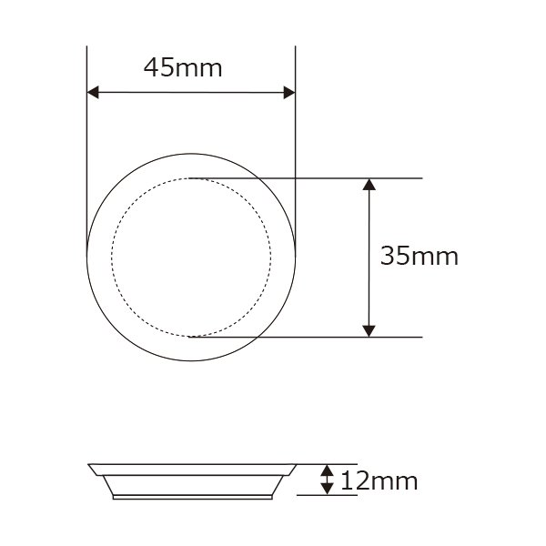 画像2: 日本製 45WS ナノミニショートウールバフ(1枚)35φ用 (2)