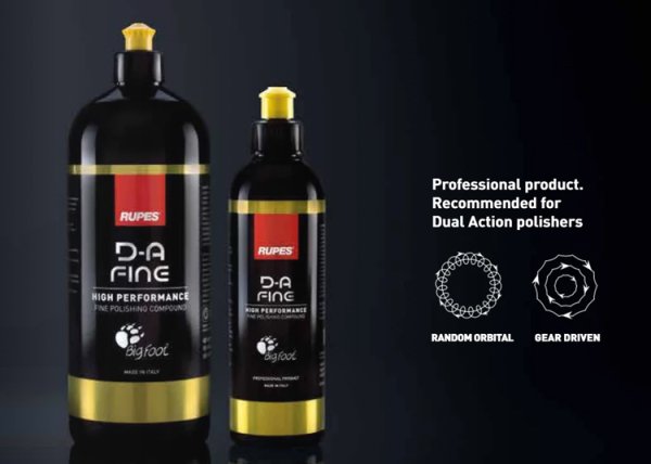 画像2: RUPES FINE POLISHING COMPOUND D-A FINE 250ml ファインコンパウンド 極細目 9.DAFINE250 (2)