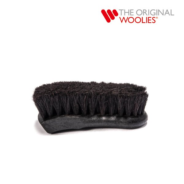 画像1: Wheel Woolies/2632BK Leather Brush Horse Hair 馬毛ブラシ 正規輸入品 (1)