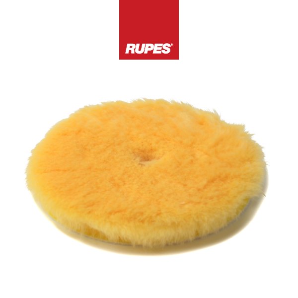 画像2: RUPES D-A MEDIUM Wool Polishing Pad ルペス ミディアムウールポリッシングパッド イエロー 黄 9.NW130M φ130mm For LHR15, HLR15, LK900E, LHR12E, LTA125 (2)