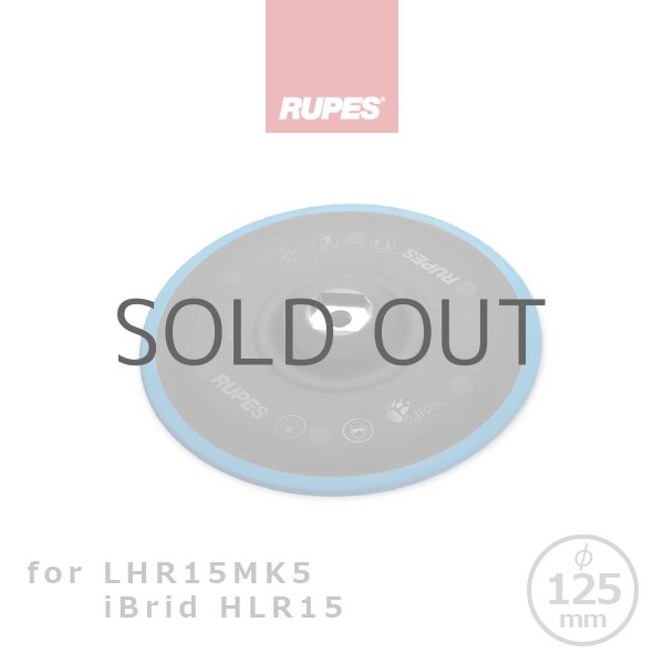 画像1: RUPES LHR15 Mark5用 iBrid HLR15用 バッキングパッド125mm (1)